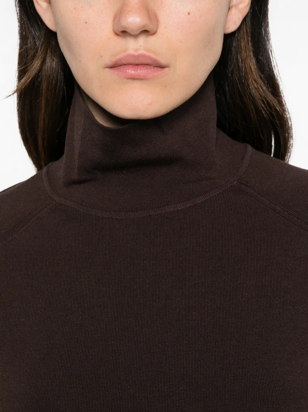 JOSEPH Lola top met col Bruin