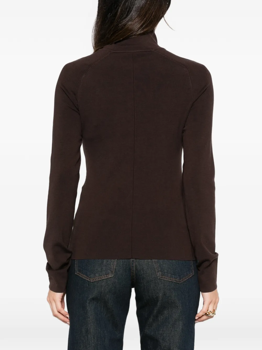 JOSEPH Lola top met col Bruin