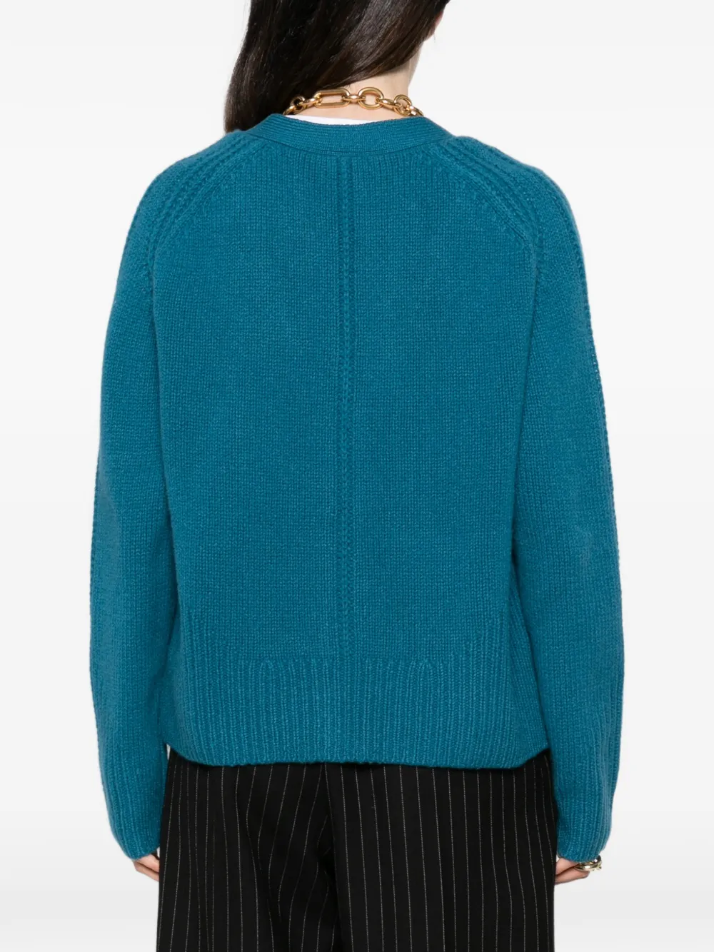 JOSEPH Lofty vest met V-hals Blauw