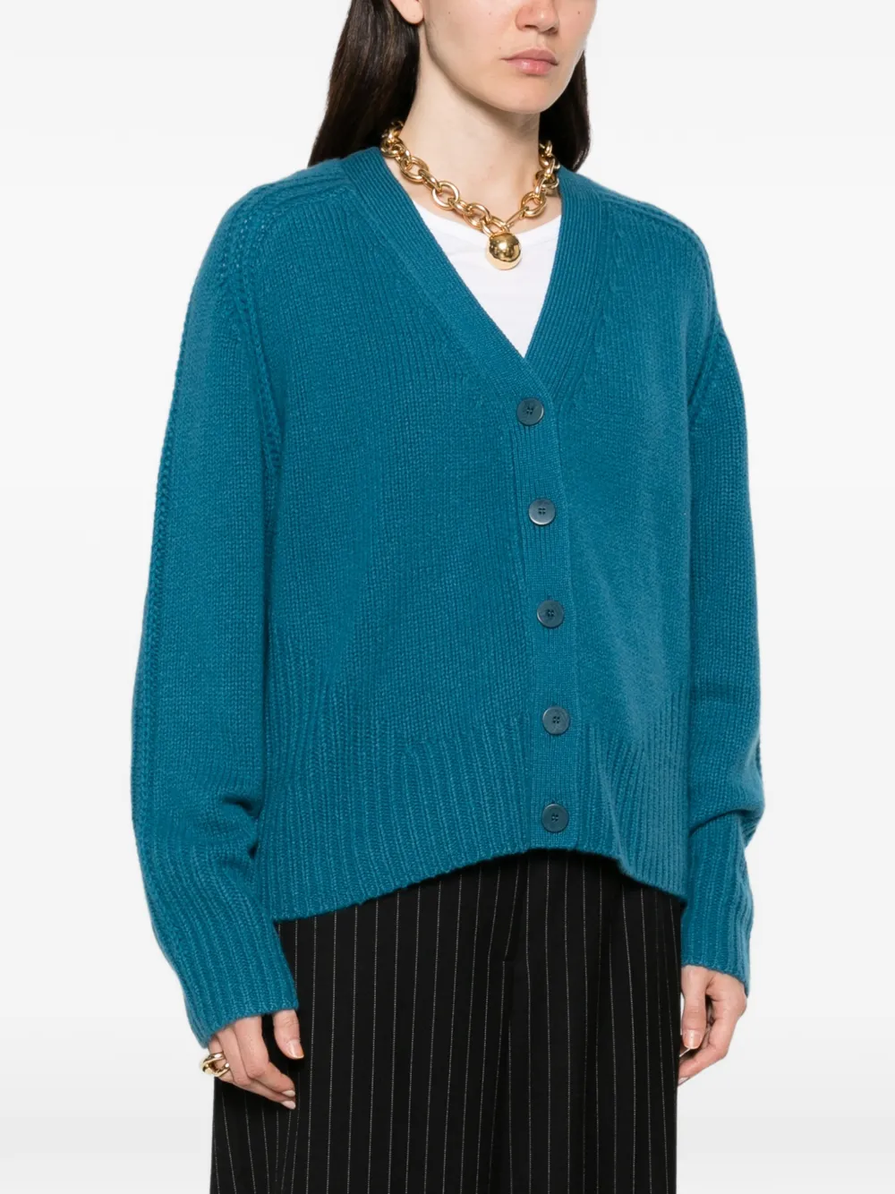 JOSEPH Lofty vest met V-hals Blauw