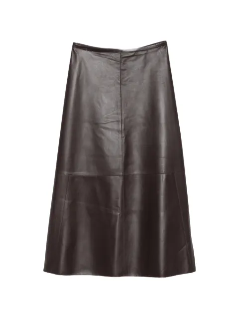 JOSEPH Helius nappa-leather skirt