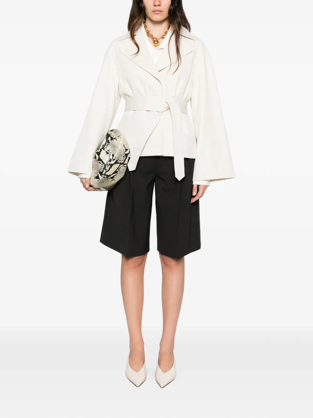 JOSEPH Leda belted jacket