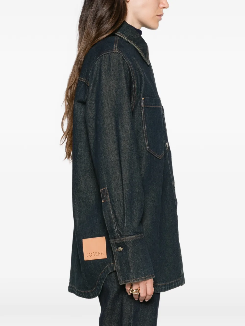 JOSEPH Idar denim blouse Blauw