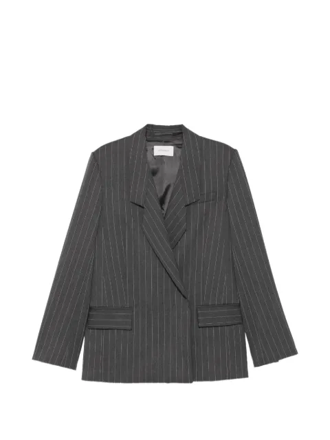 Sportmax pinstriped double-breasted blazer