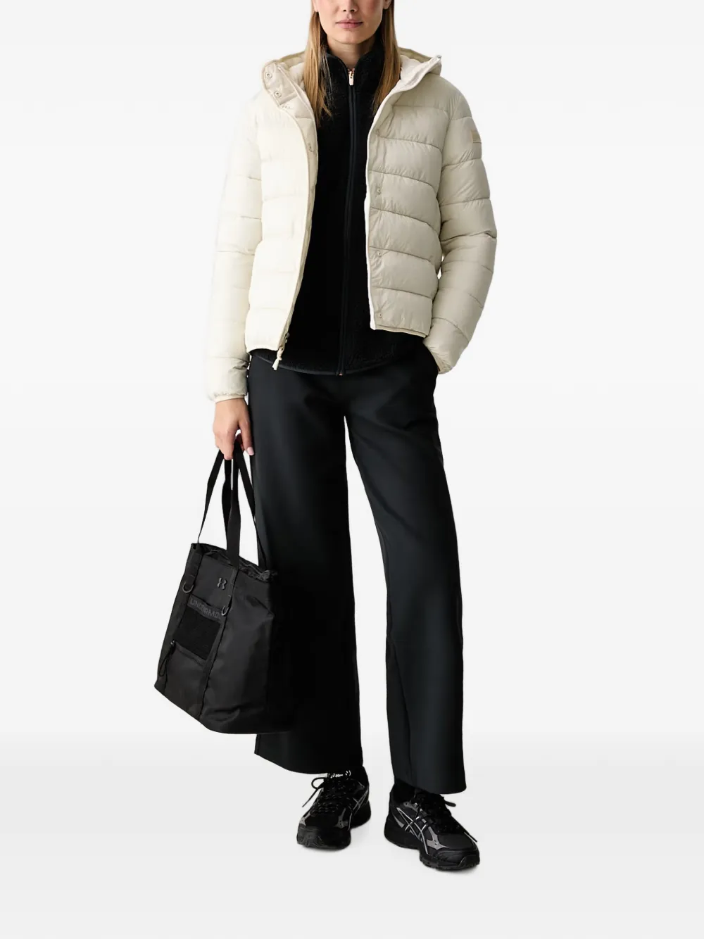 Napapijri Aerins hooded puffer jacket Wit