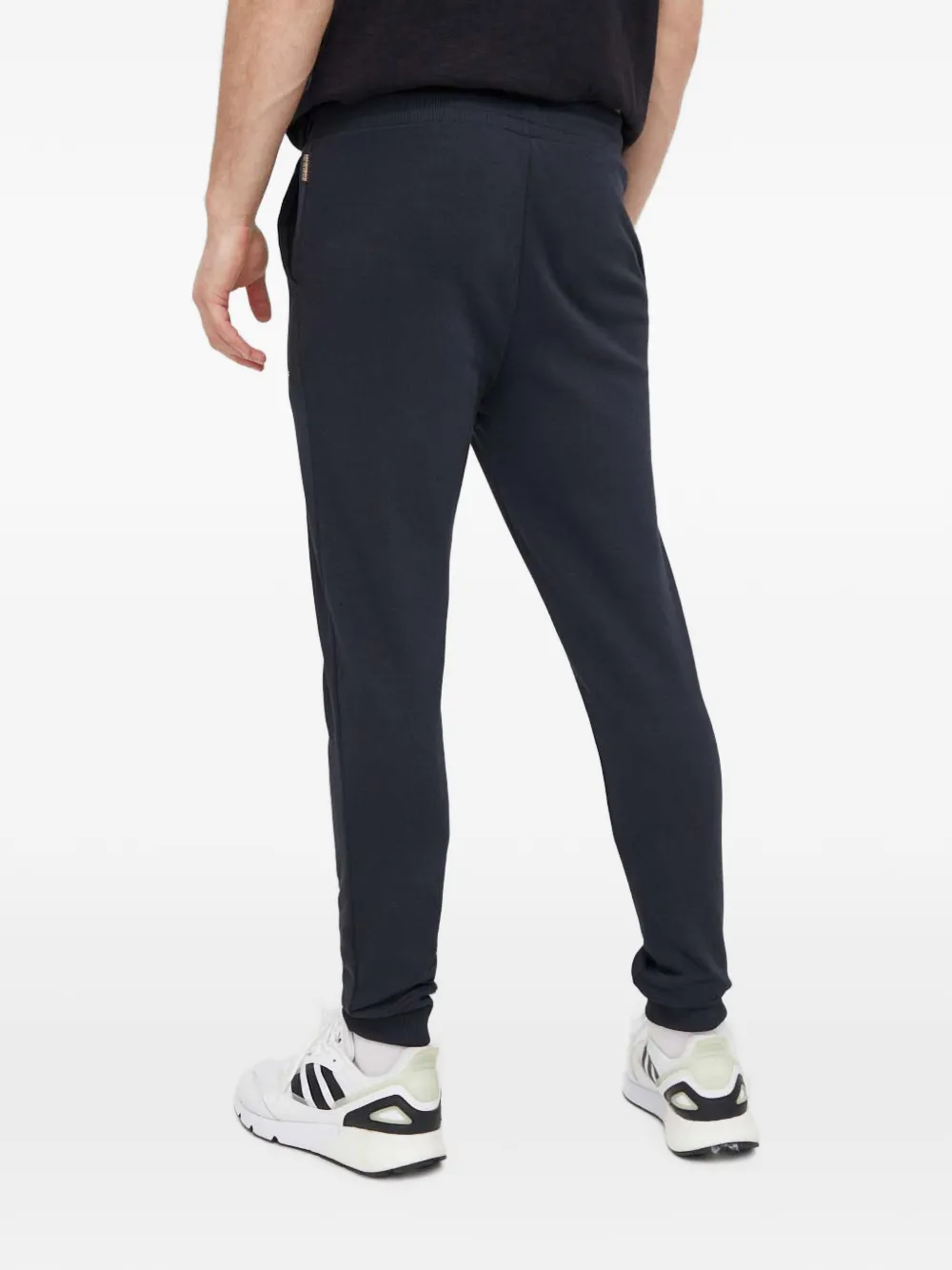 Napapijri Malis logo-patch drawstring track pants Zwart