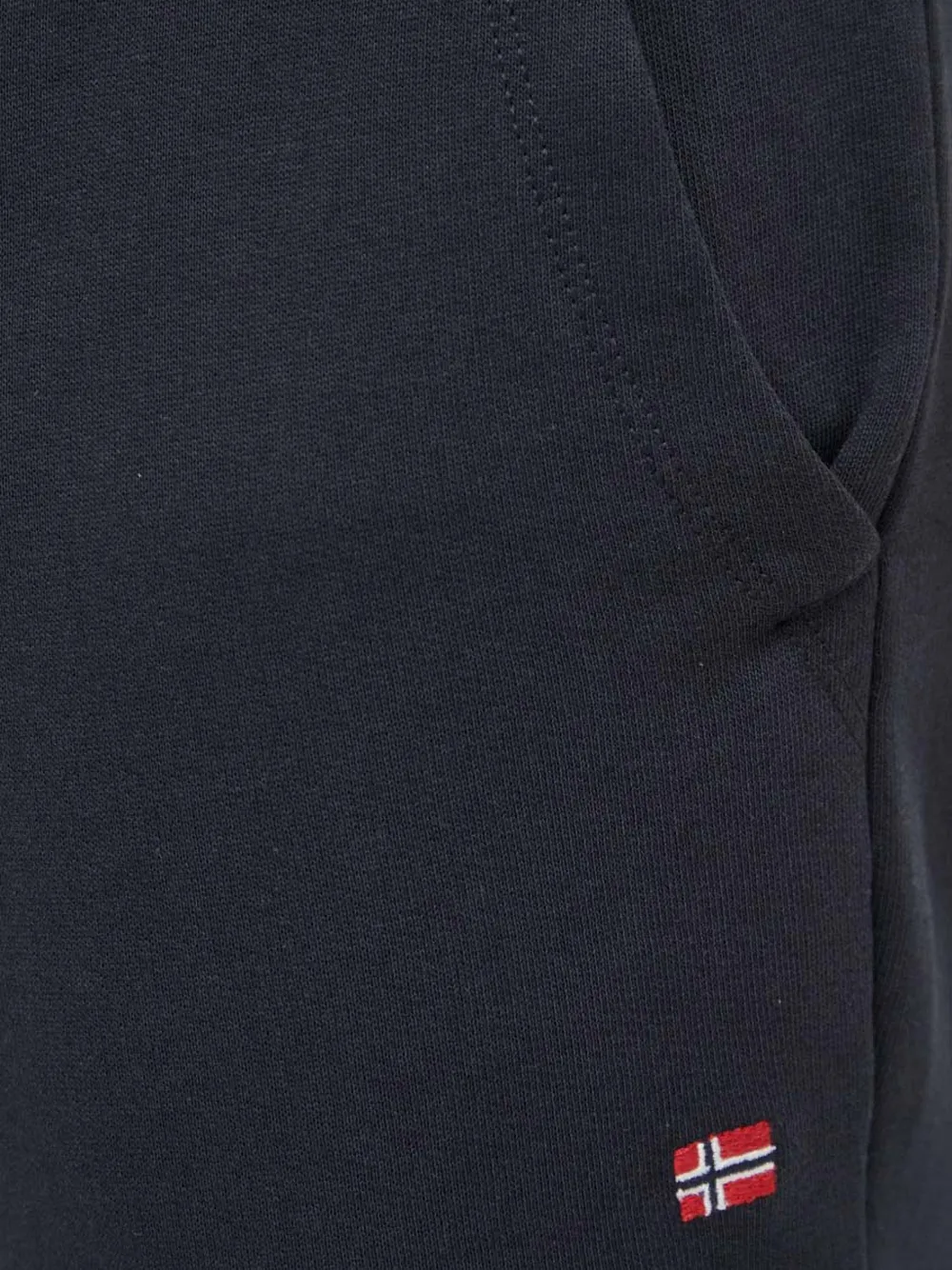 Napapijri Malis logo-patch drawstring track pants Zwart