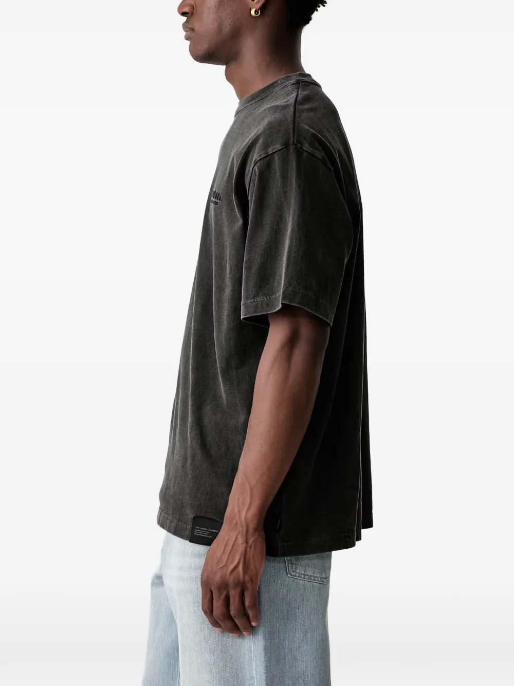 Neighborhood T-shirt met logoprint Zwart