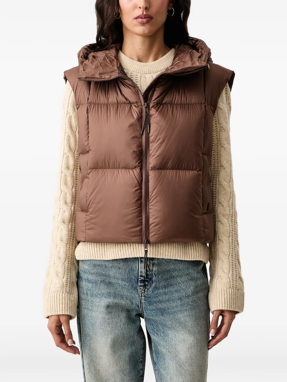 Mos Mosh Kiara Tally quilted hooded gilet