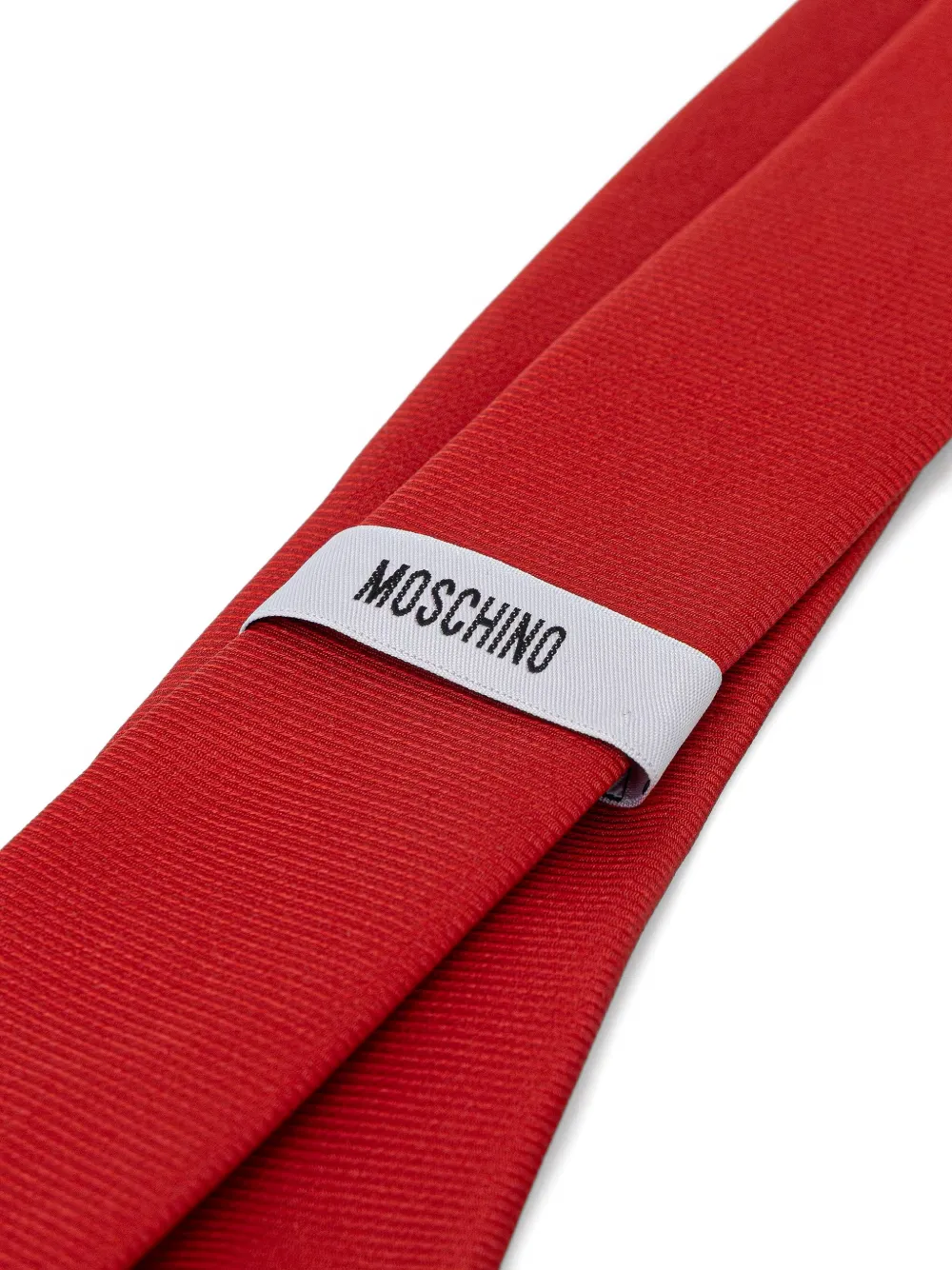 Moschino Teddy Bear stropdas met logo-print Rood