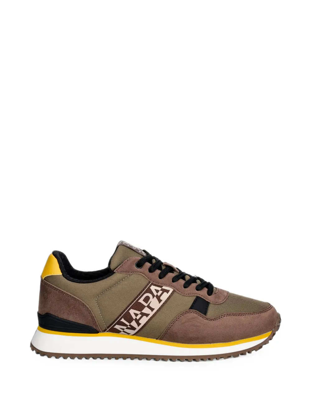 Napapijri Cosmos logo-print panelled sneakers