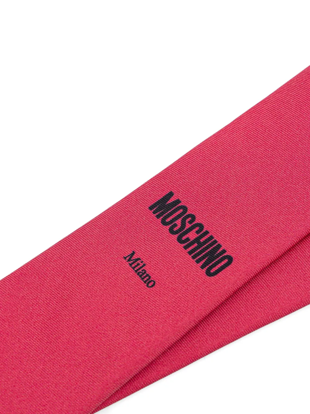 Moschino Zijden stropdas Roze