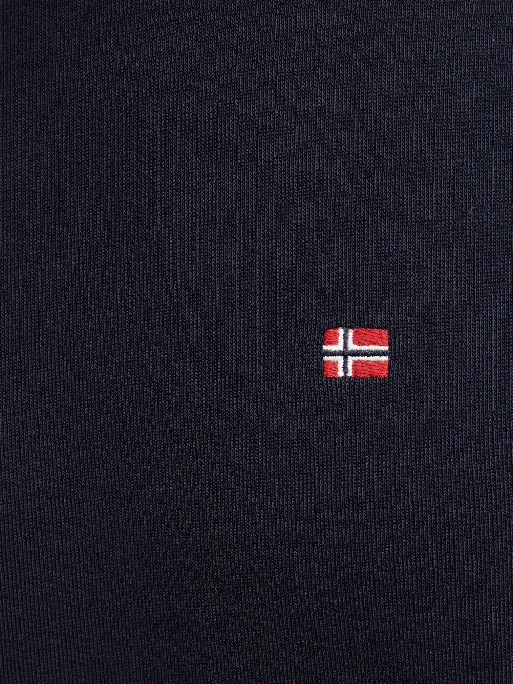 Napapijri logo-embroidered sweatshirt Blauw