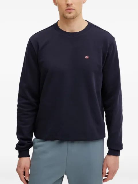 Napapijri logo-embroidered sweatshirt