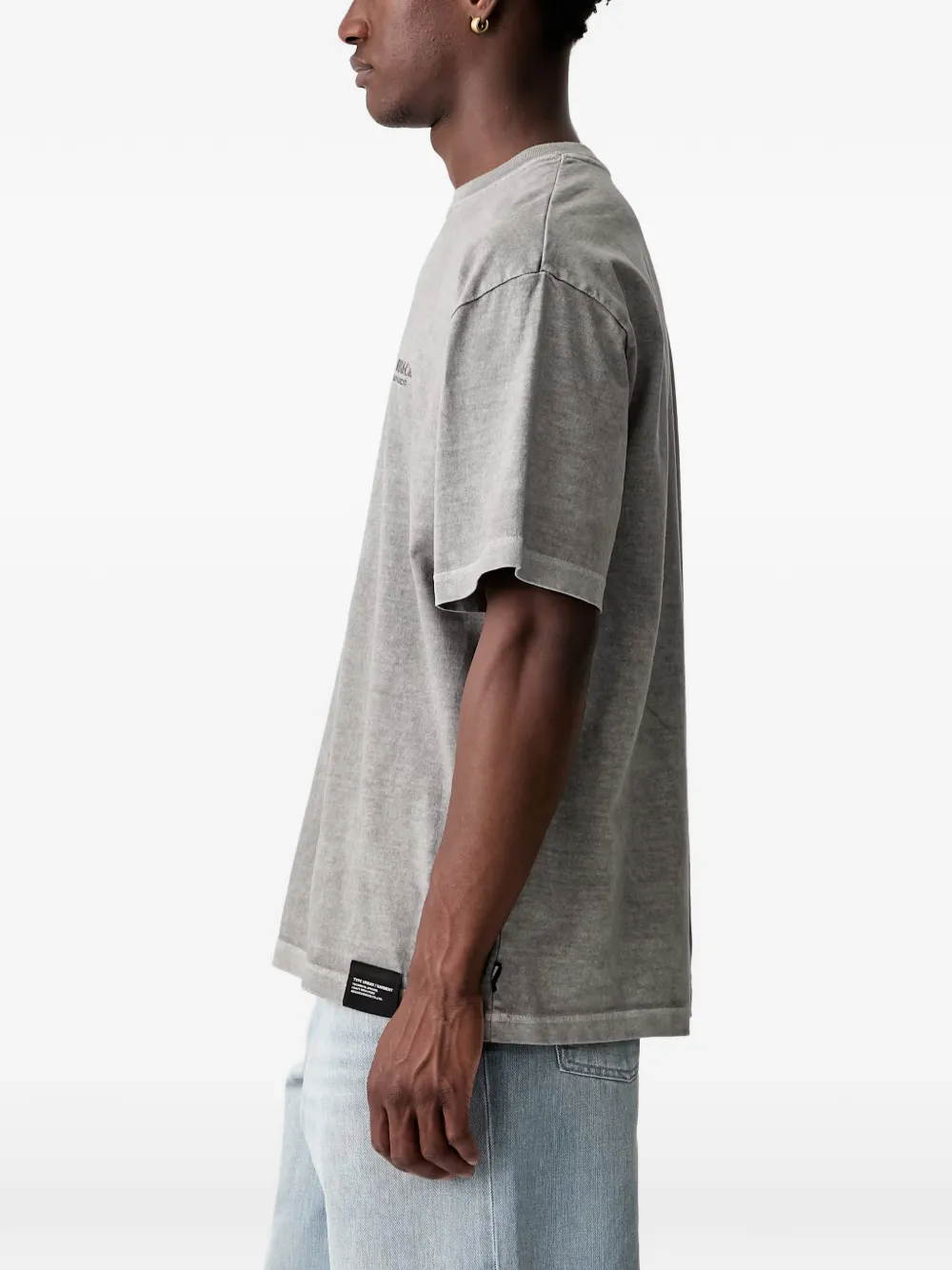 Neighborhood T-shirt met logoprint Grijs