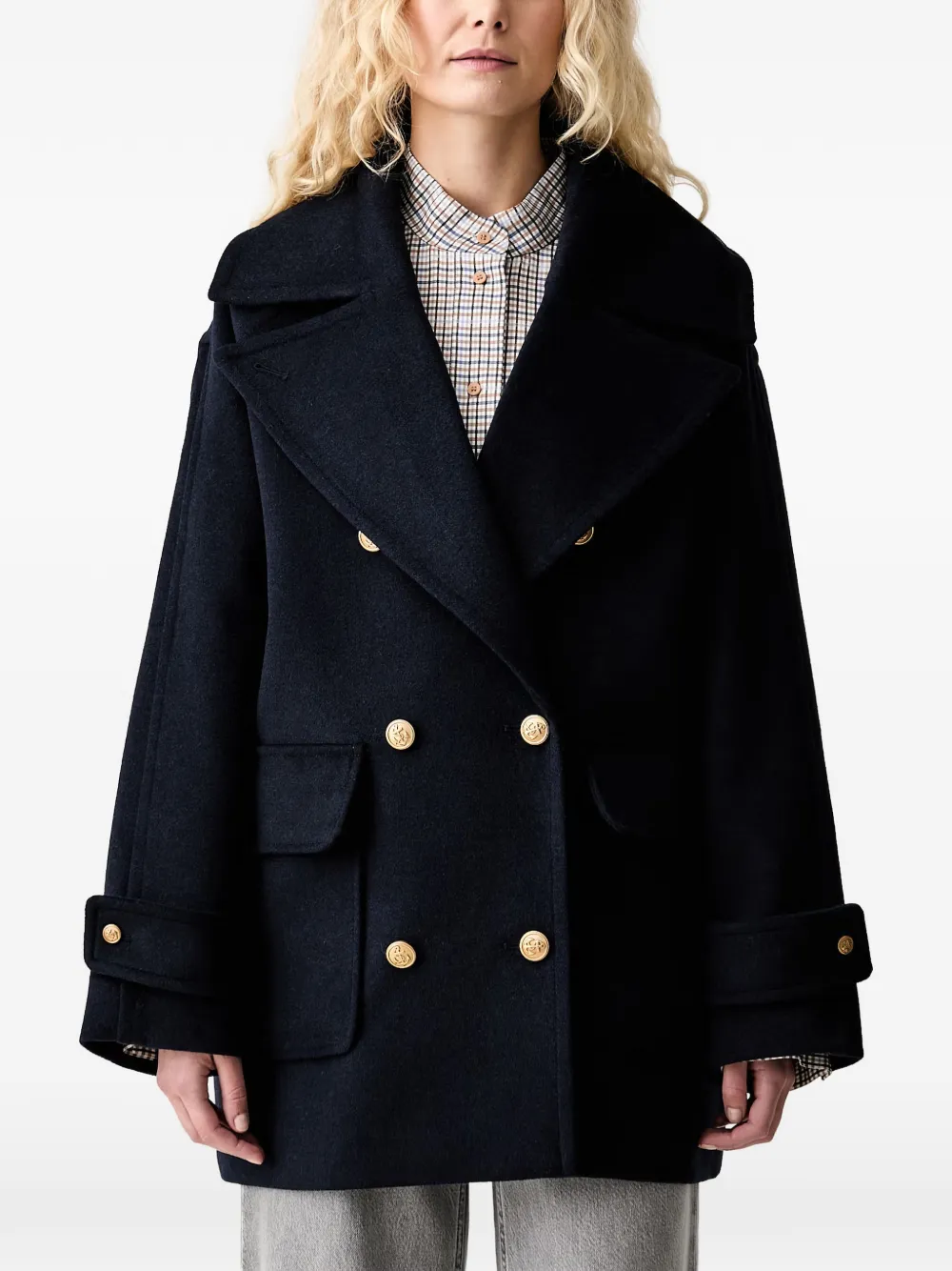 MUNTHE Vetch double-breasted coat