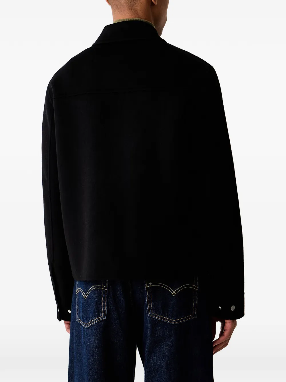 Moose Knuckles zip-up jacket Zwart