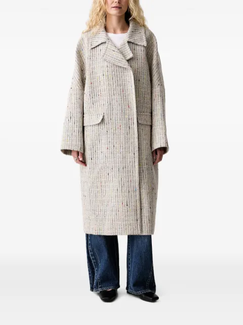 MUNTHE Vindaloo herringbone tweed coat