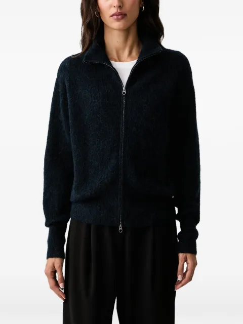 Mos Mosh Thora zip-up high-neck cardigan