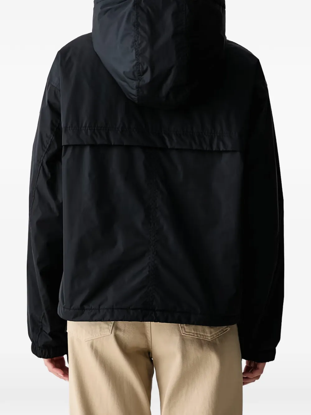 Napapijri Rainforest Optique logo-embroidered hooded jacket Zwart