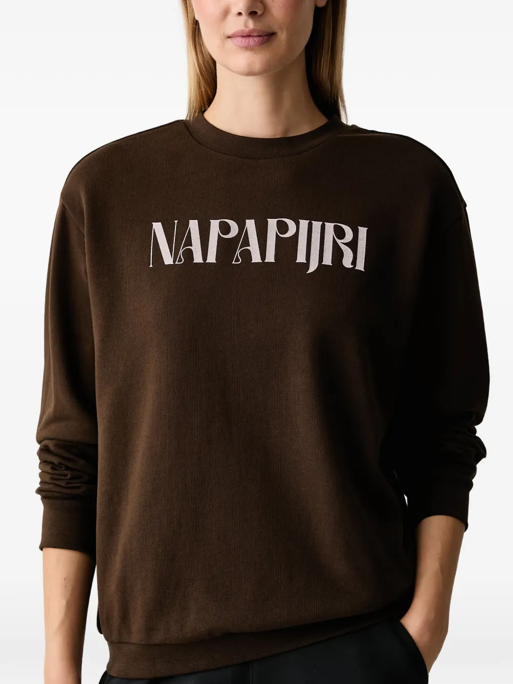 Napapijri Bliss logo-print sweatshirt Bruin