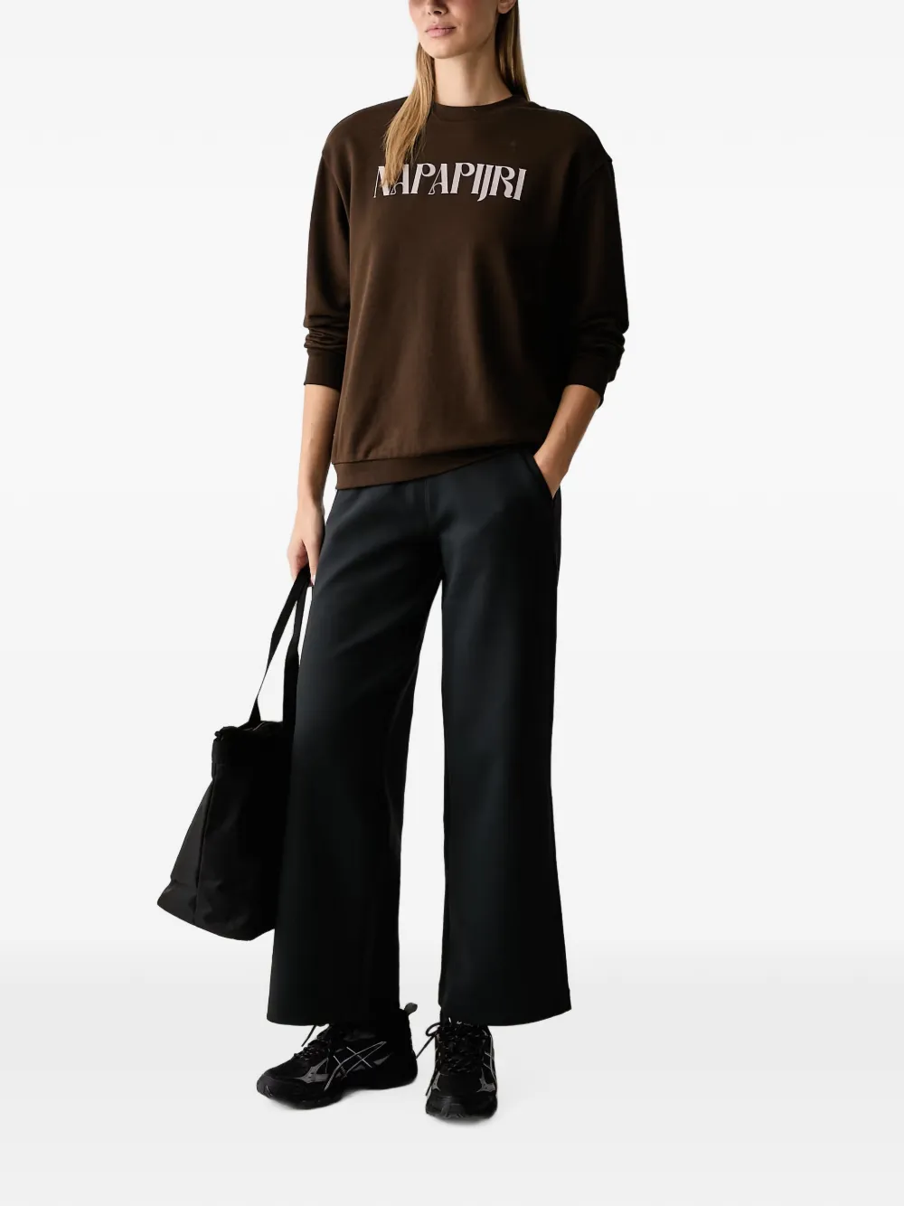 Napapijri Bliss logo-print sweatshirt Bruin