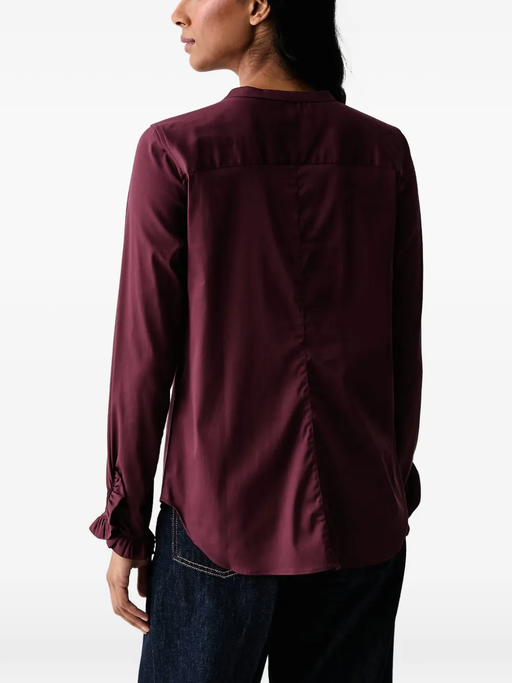 Mos Mosh MMMattie blouse met ruches Rood