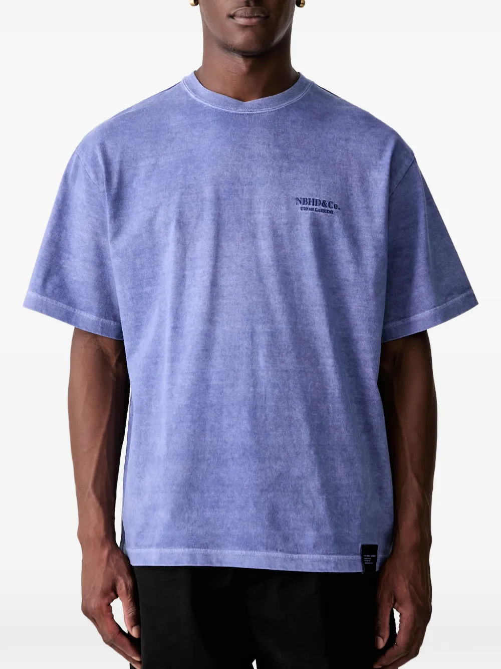 Neighborhood T-shirt met logoprint Blauw
