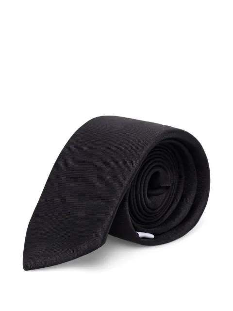 Moschino logo-print tie