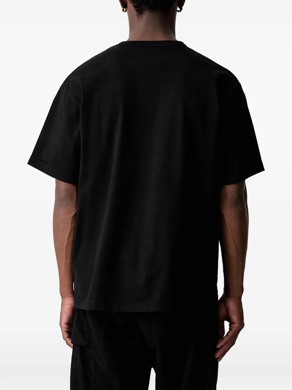 Neighborhood T-shirt met logopatch Zwart