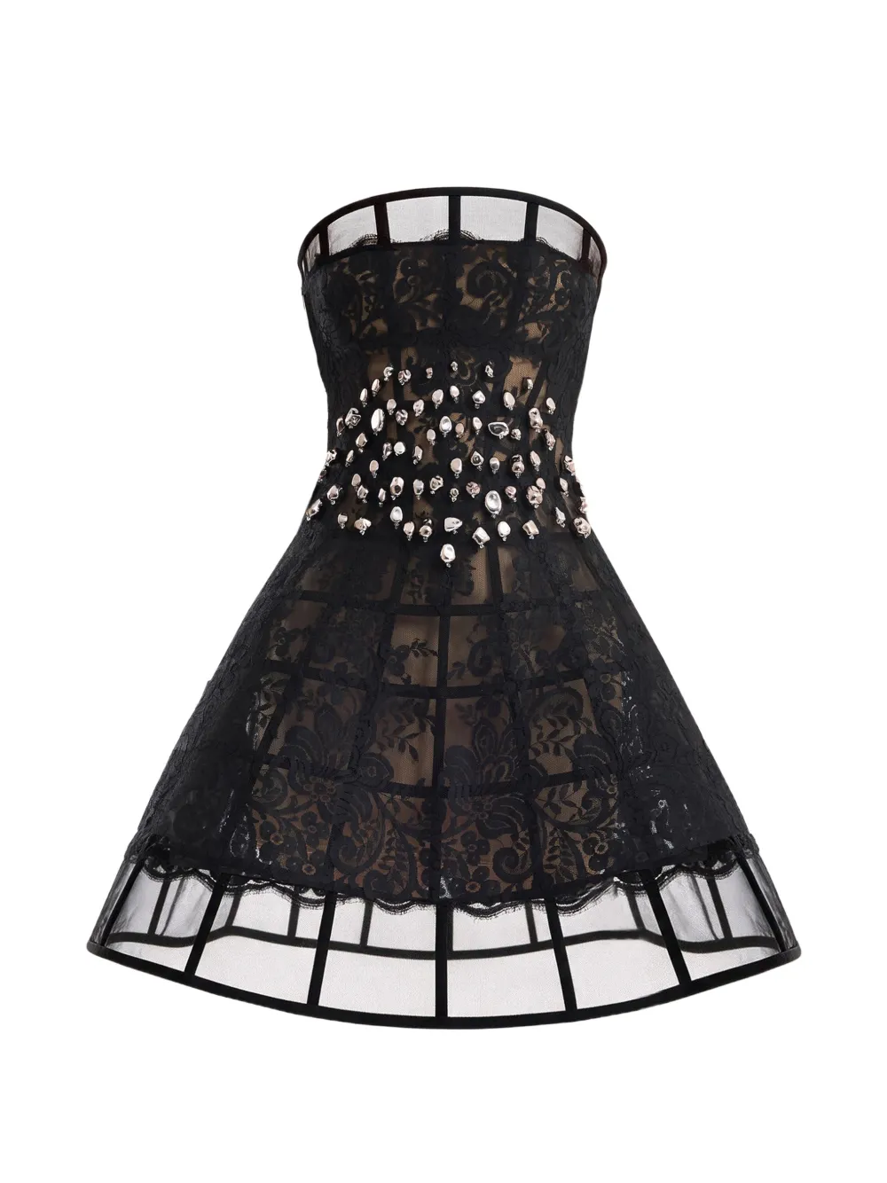 Gemy Maalouf caged beaded dress