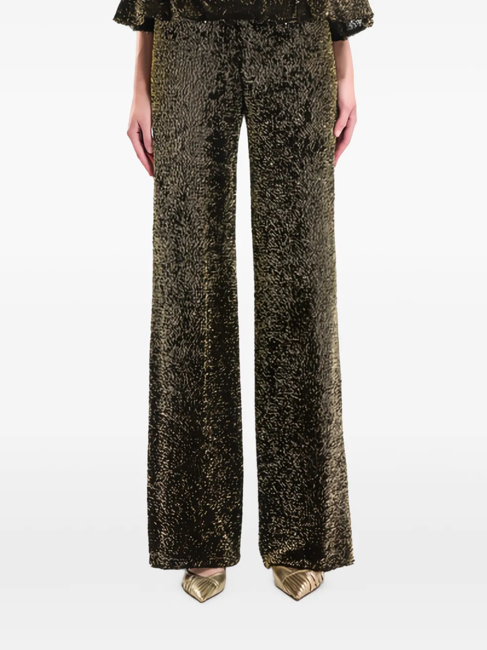 Gemy Maalouf Sculpturale broek met hoge taille Zwart