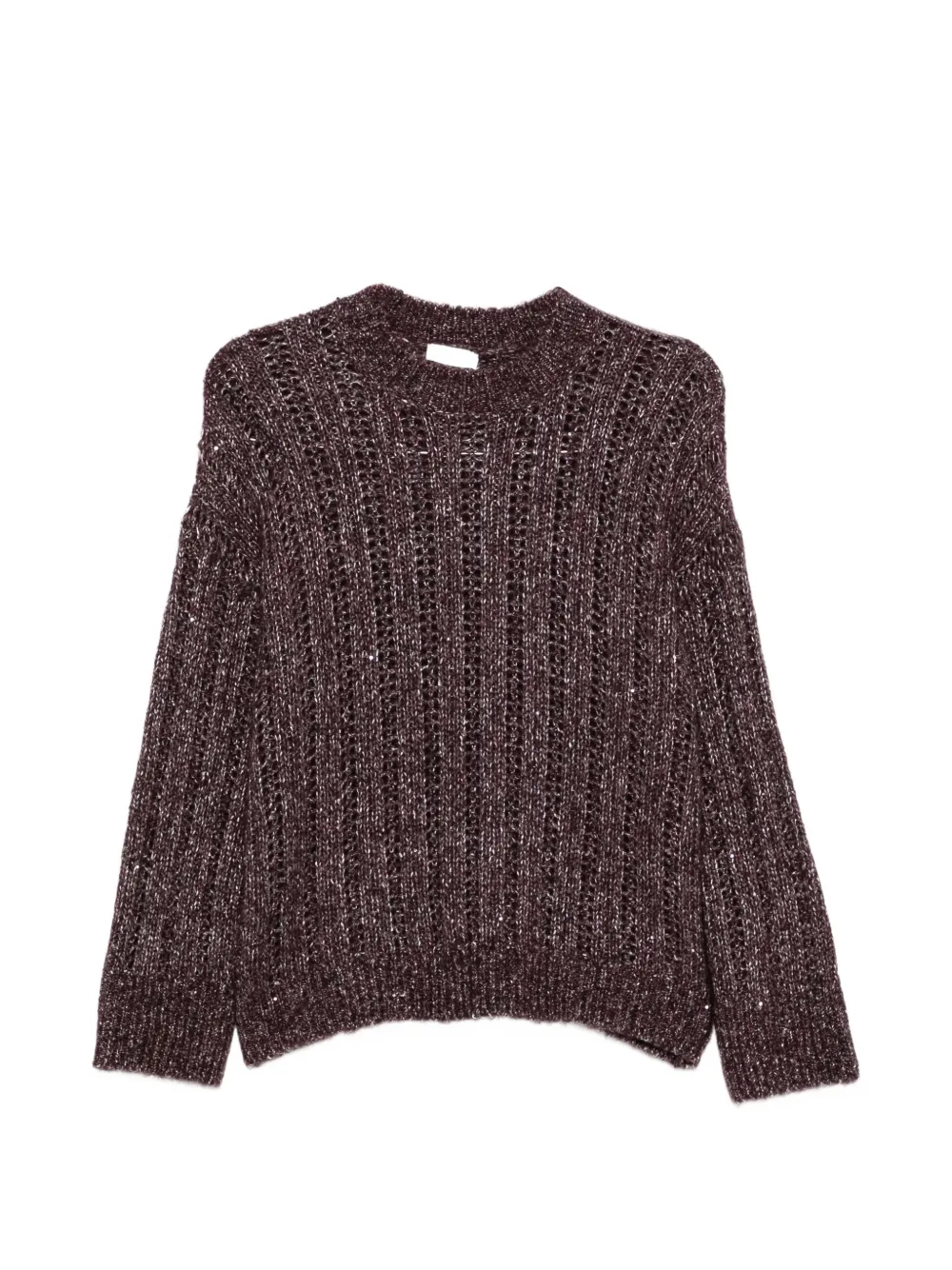 Peserico sequin-embellished open-knit sweater