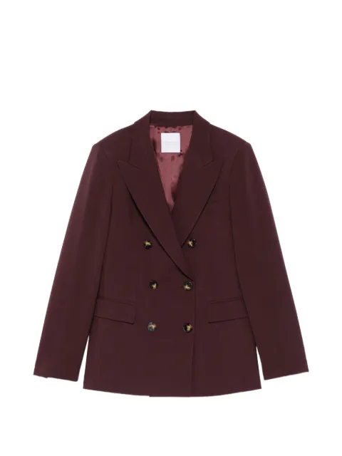Cenere GB double-breasted peak-lapel blazer