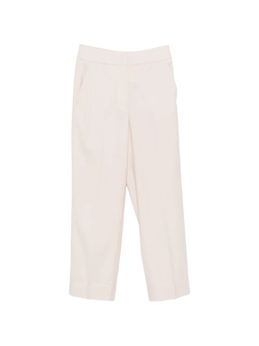 Peserico turn-up cuff trousers - Toni neutri