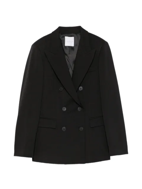 Cenere GB double-breasted peak-lapel blazer