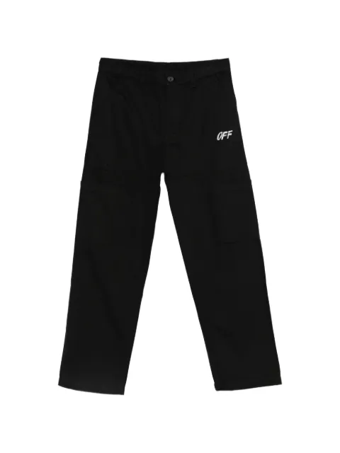 Off-White Kids logo-embroidered cargo pants