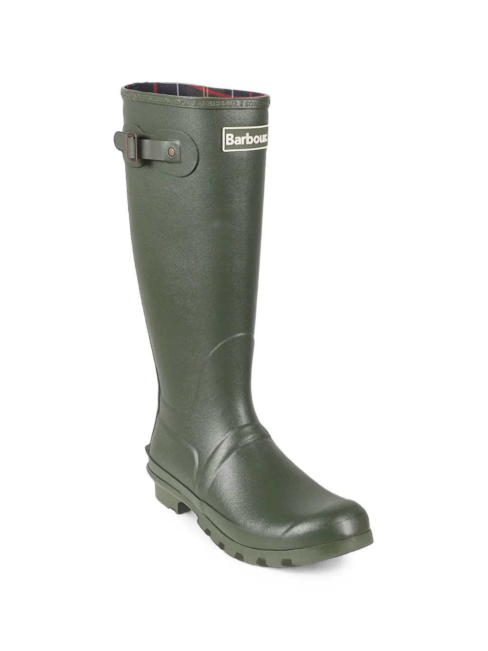 Barbour Bede Wellington buckle-detail boots Groen