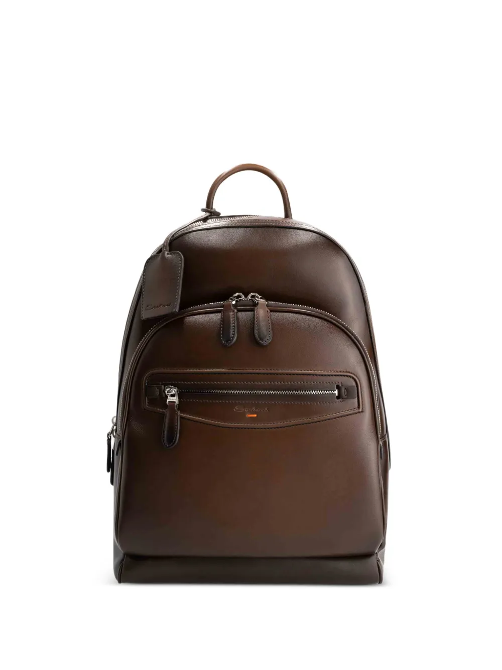 Santoni leather backpack