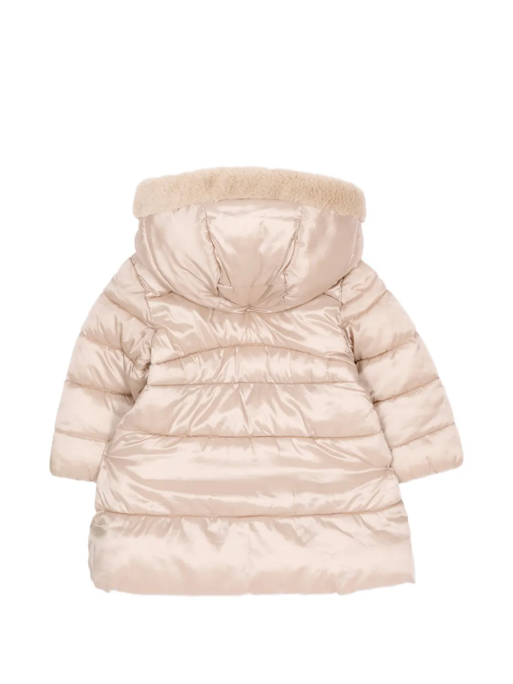 Mayoral donsjack met afwerking van imitatiebont Roze