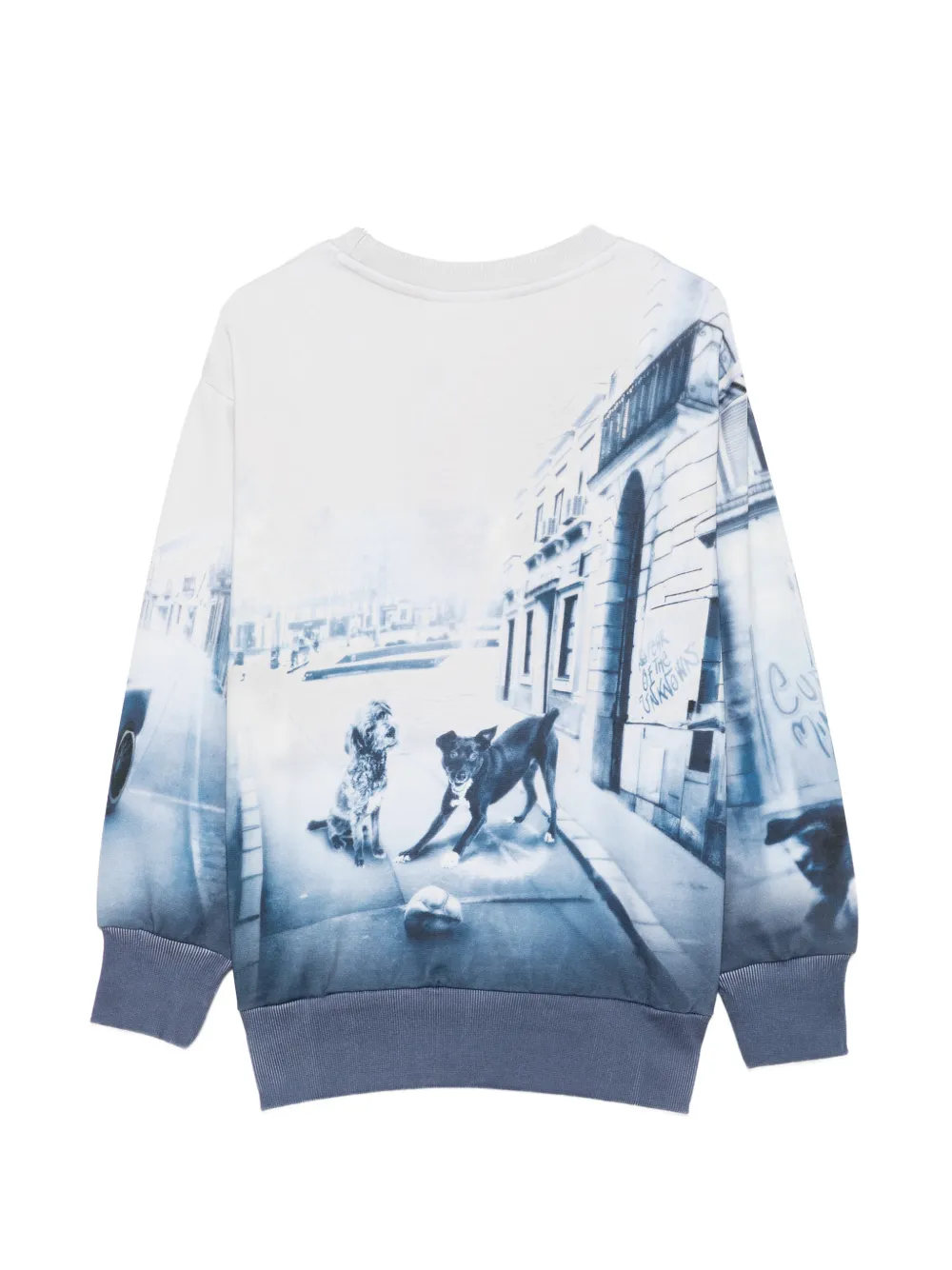 Molo Mattis trui met grafische print Wit