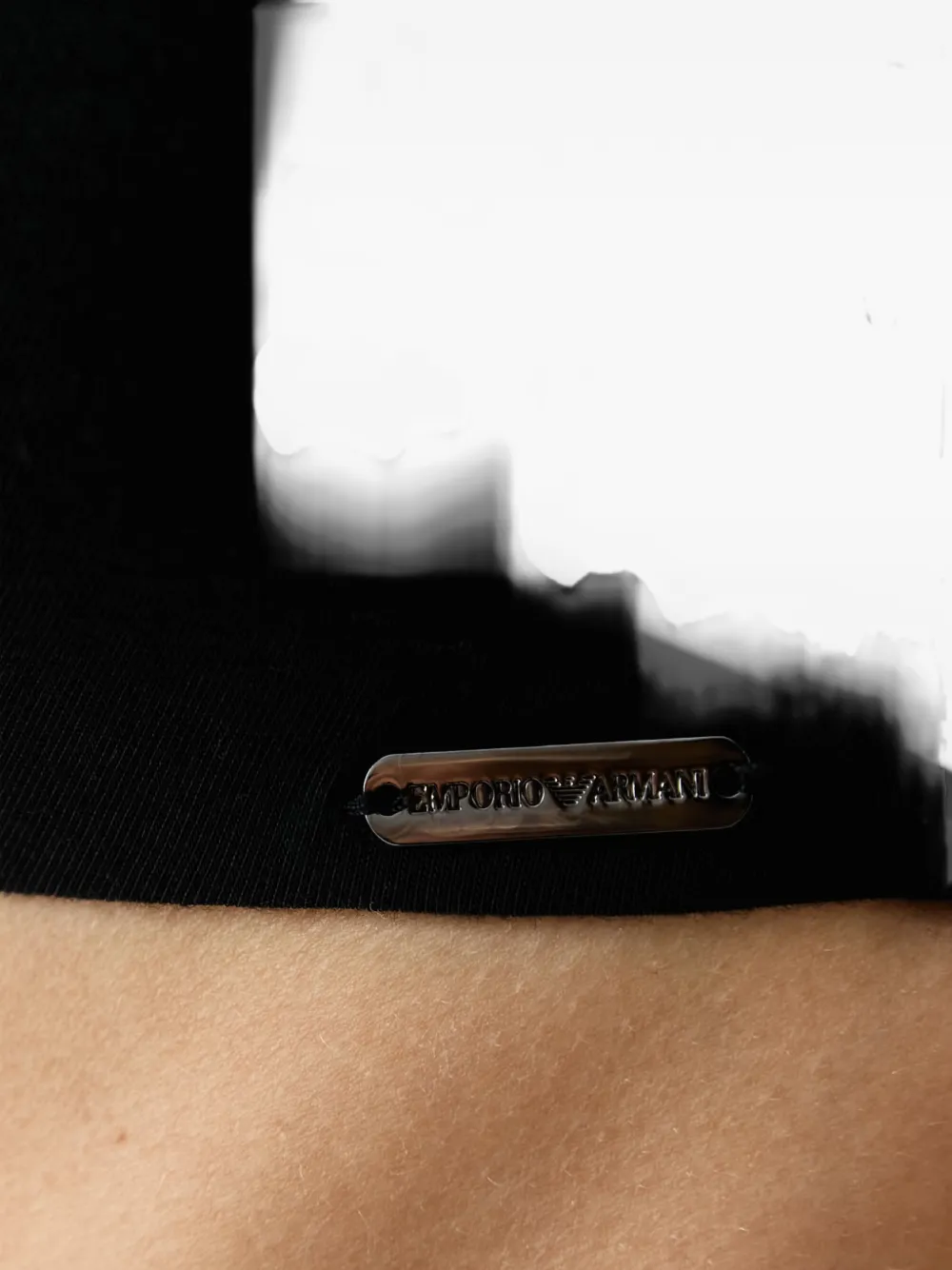 Emporio Armani Triangel bh Zwart