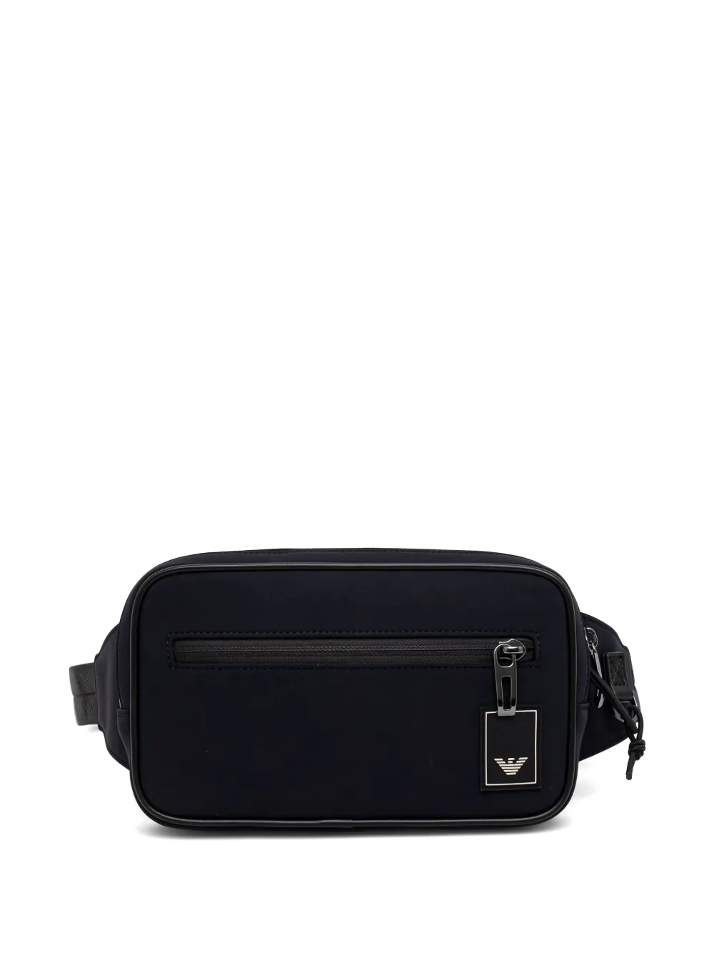 Emporio Armani sac banane à patch logo - Bleu