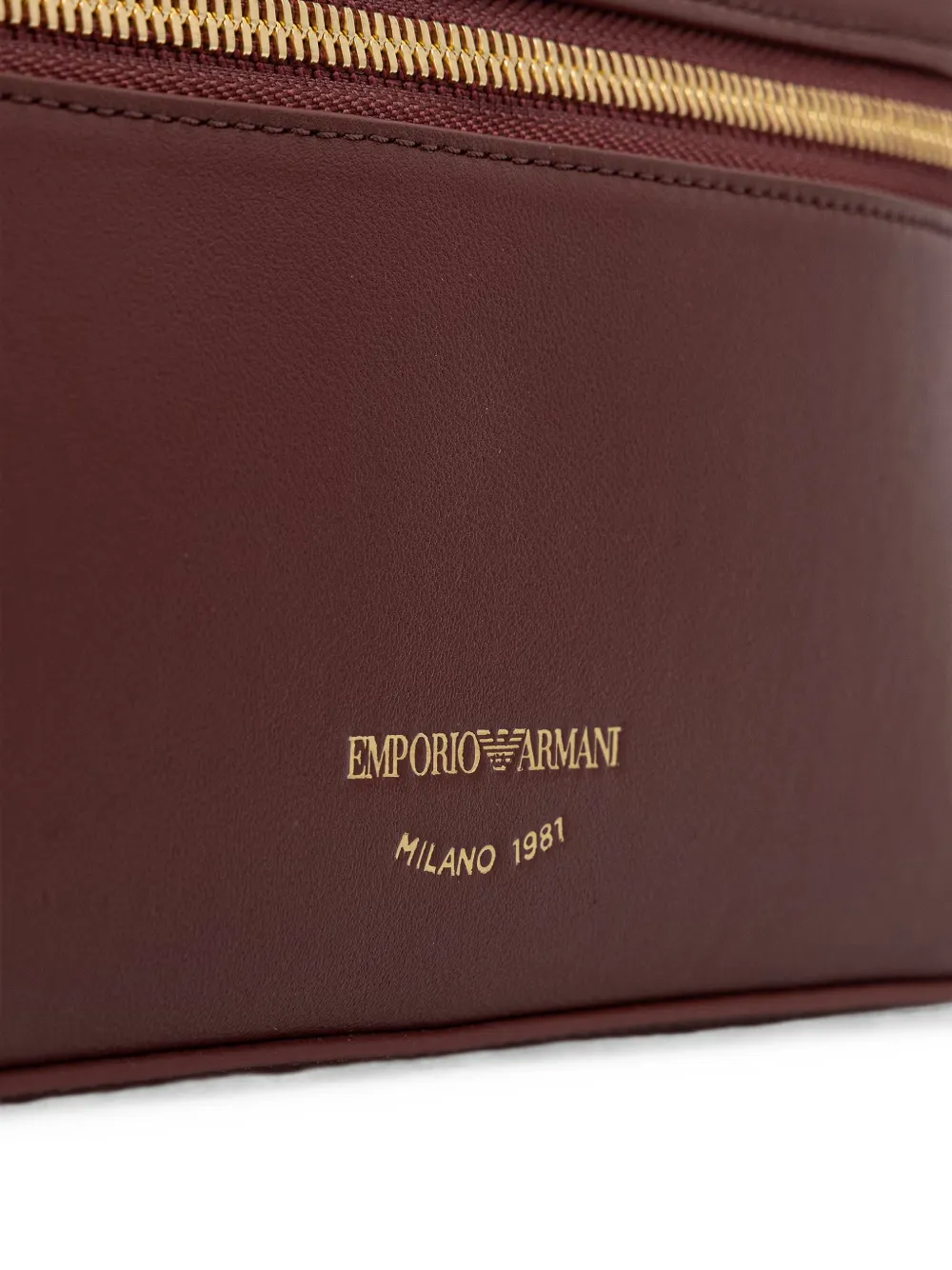 Emporio Armani Crossbodytas met logoprint Rood