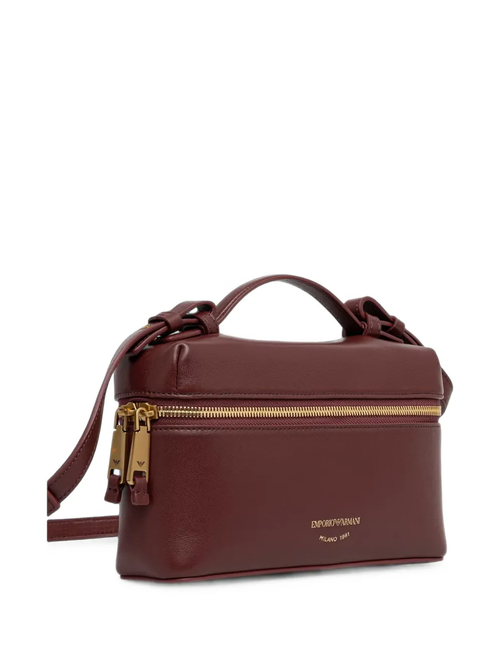 Emporio Armani Crossbodytas met logoprint Rood