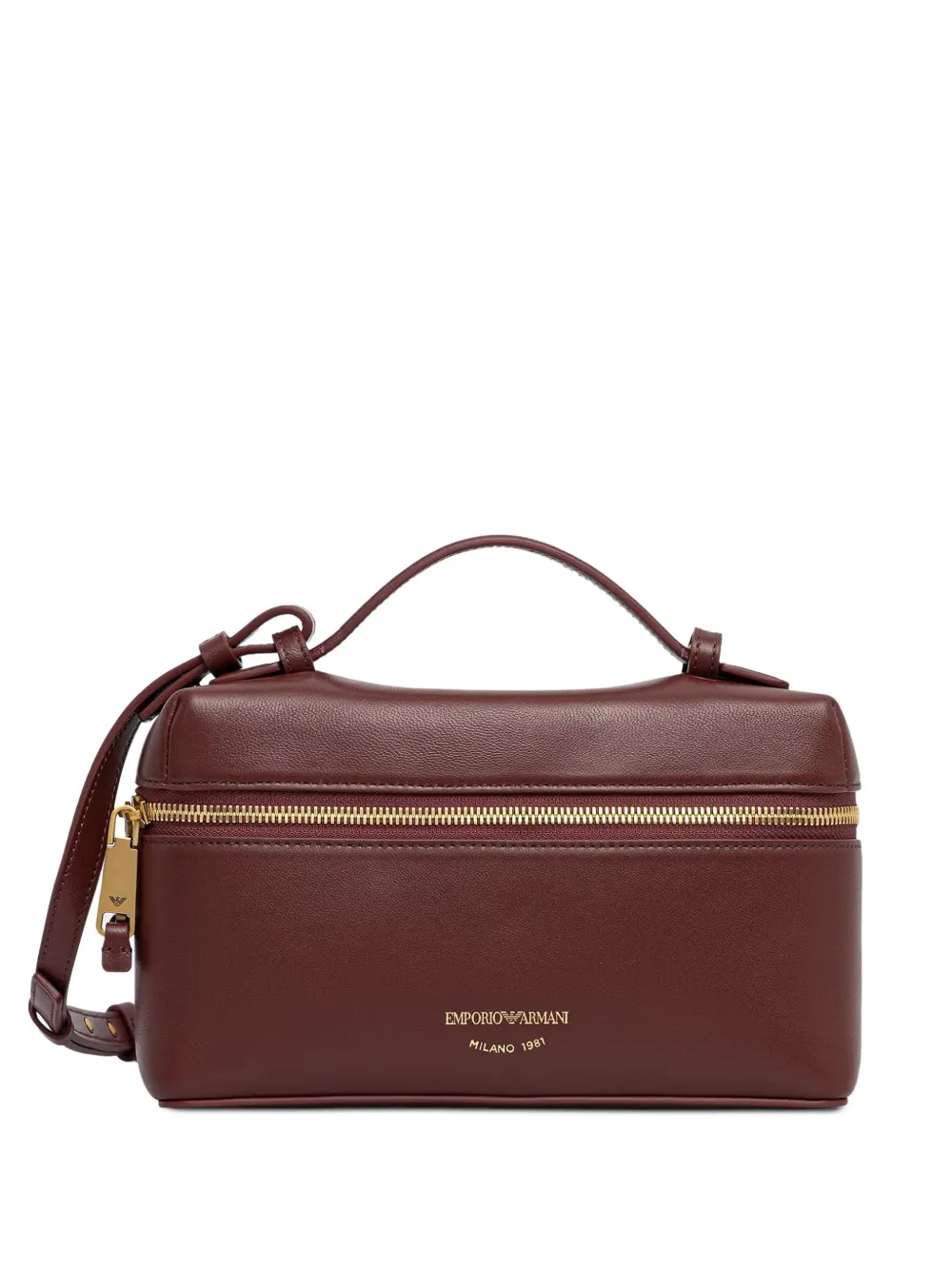 Emporio Armani logo-print cross body bag - Rosso