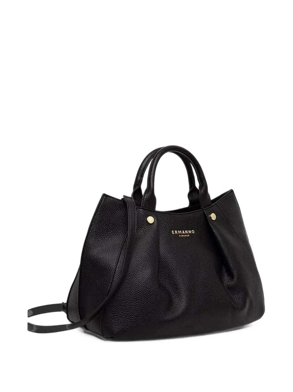 ERMANNO FIRENZE logo-lettering zip-fastening tote bag Zwart