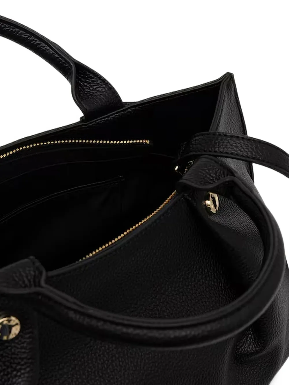 ERMANNO FIRENZE logo-lettering zip-fastening tote bag Zwart