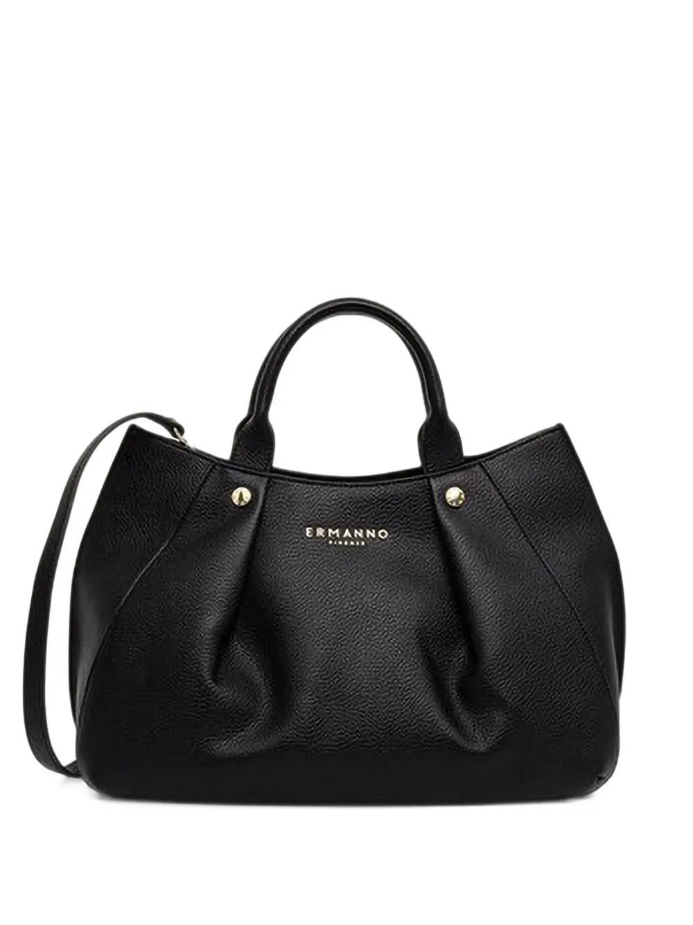 ERMANNO FIRENZE logo-lettering zip-fastening tote bag Zwart