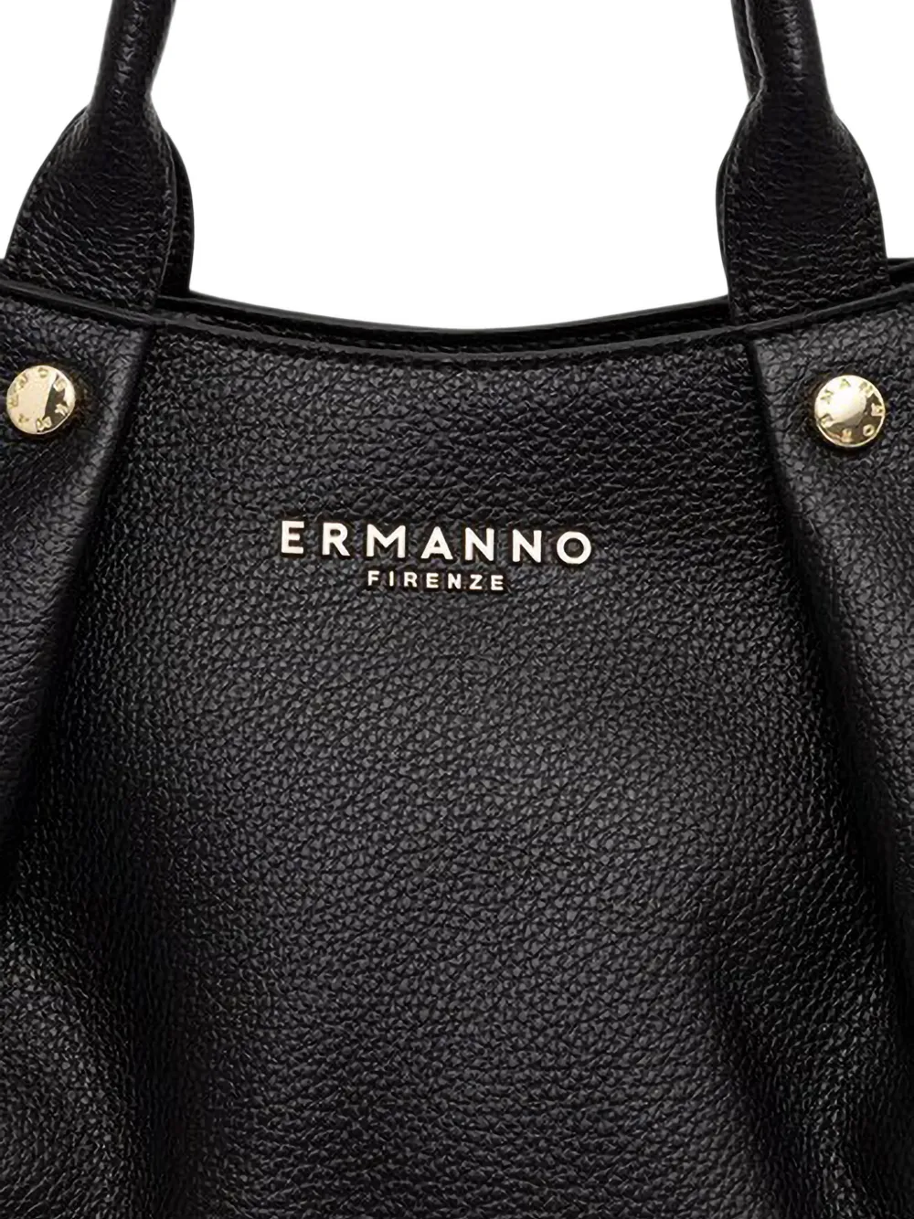 ERMANNO FIRENZE logo-lettering zip-fastening tote bag Zwart
